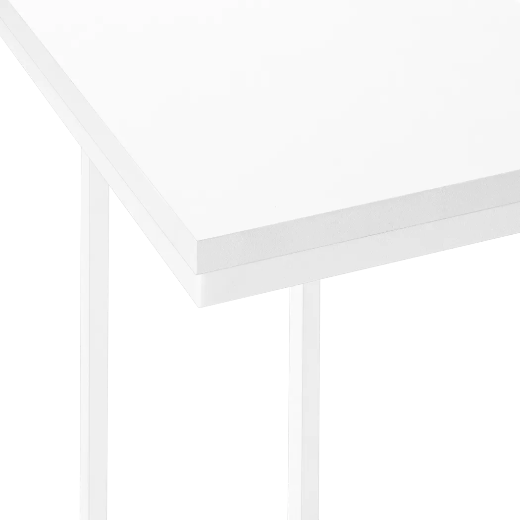 Homeacres White End Table - Image 7