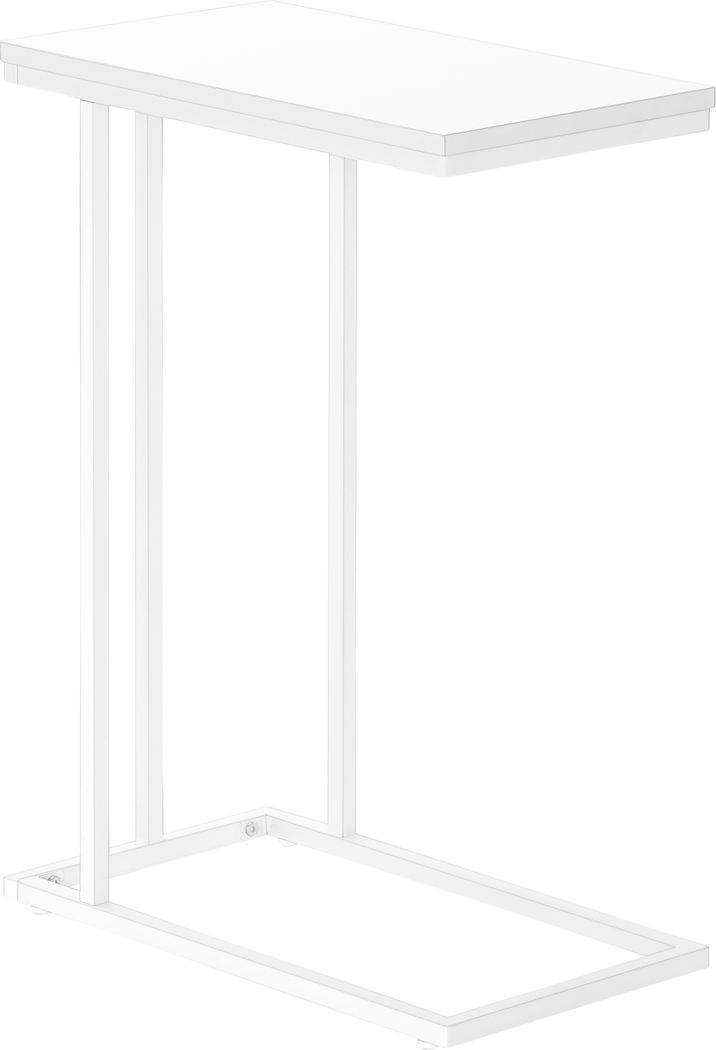 Homeacres White End Table - Thumbnail - Image 1
