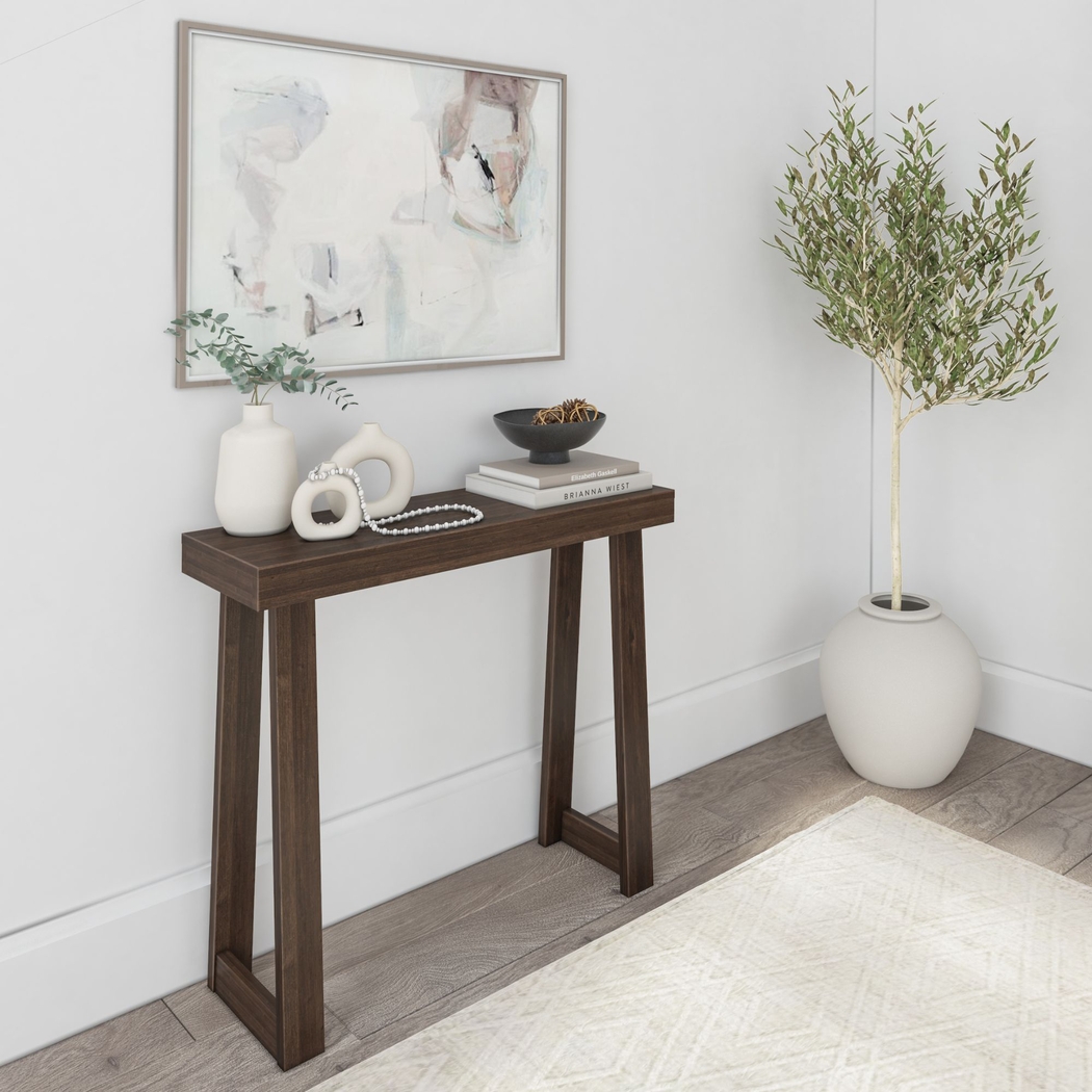 Honela Walnut Console Table - Thumbnail - Image 2