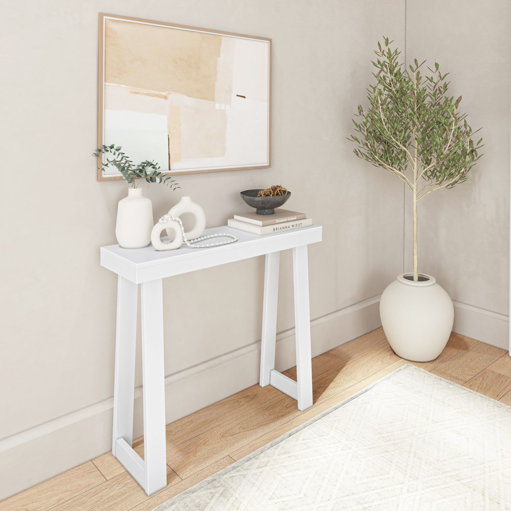Honela White Console Table - Thumbnail - Image 3