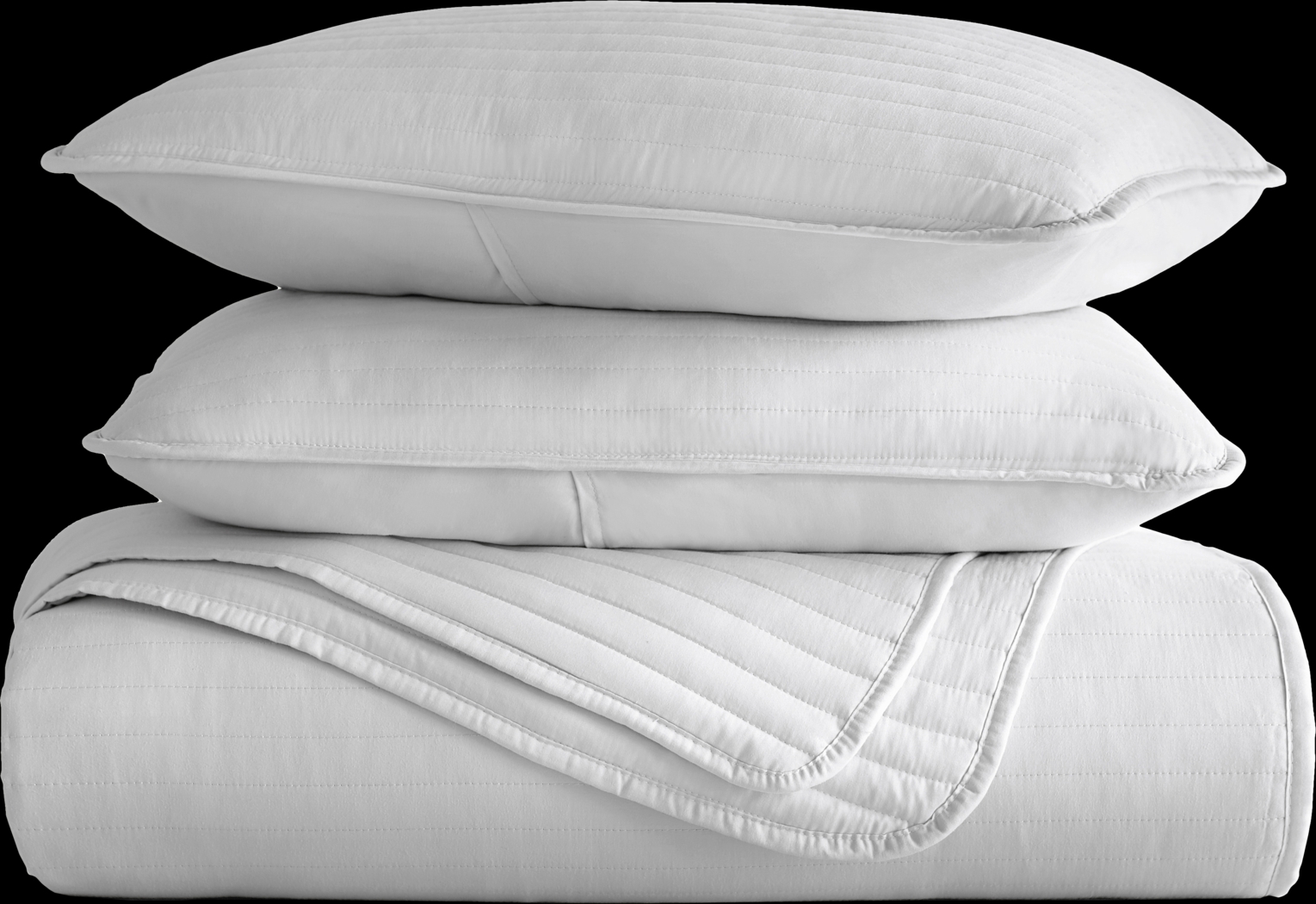 Honeybell Gray 2 Pc Twin Quilt Set - Thumbnail - Image 2