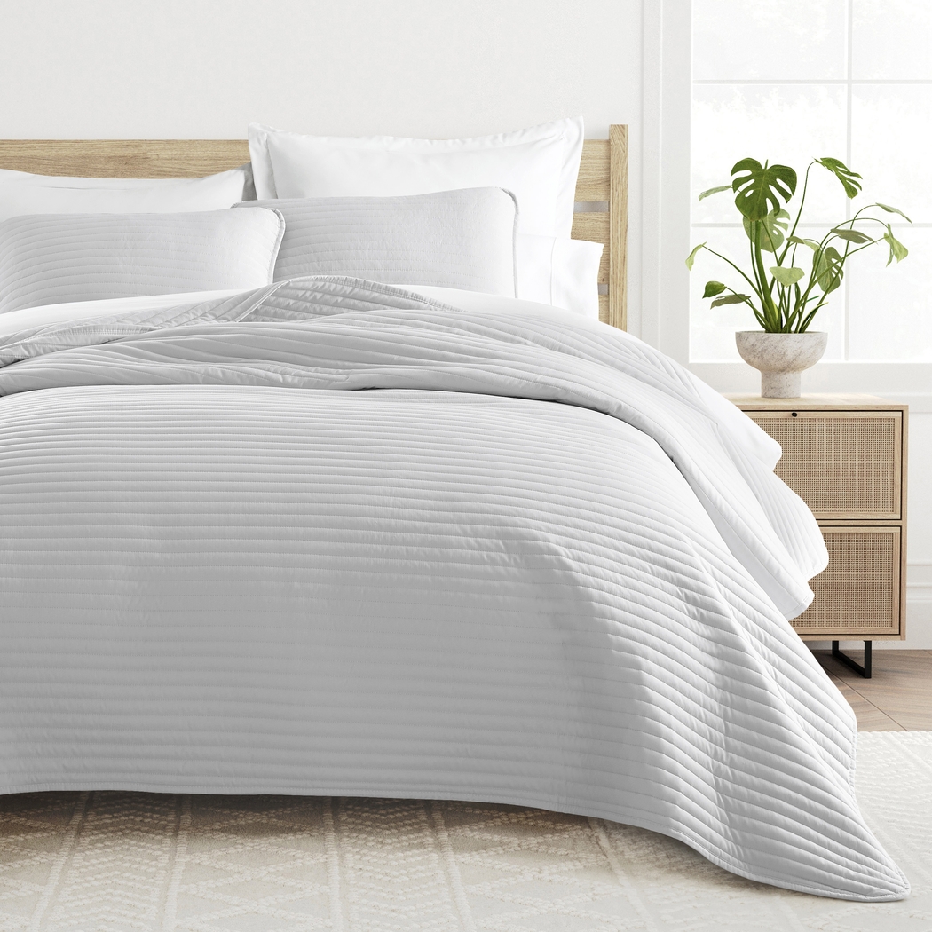 Honeybell Gray 2 Pc Twin Quilt Set - Thumbnail - Image 3