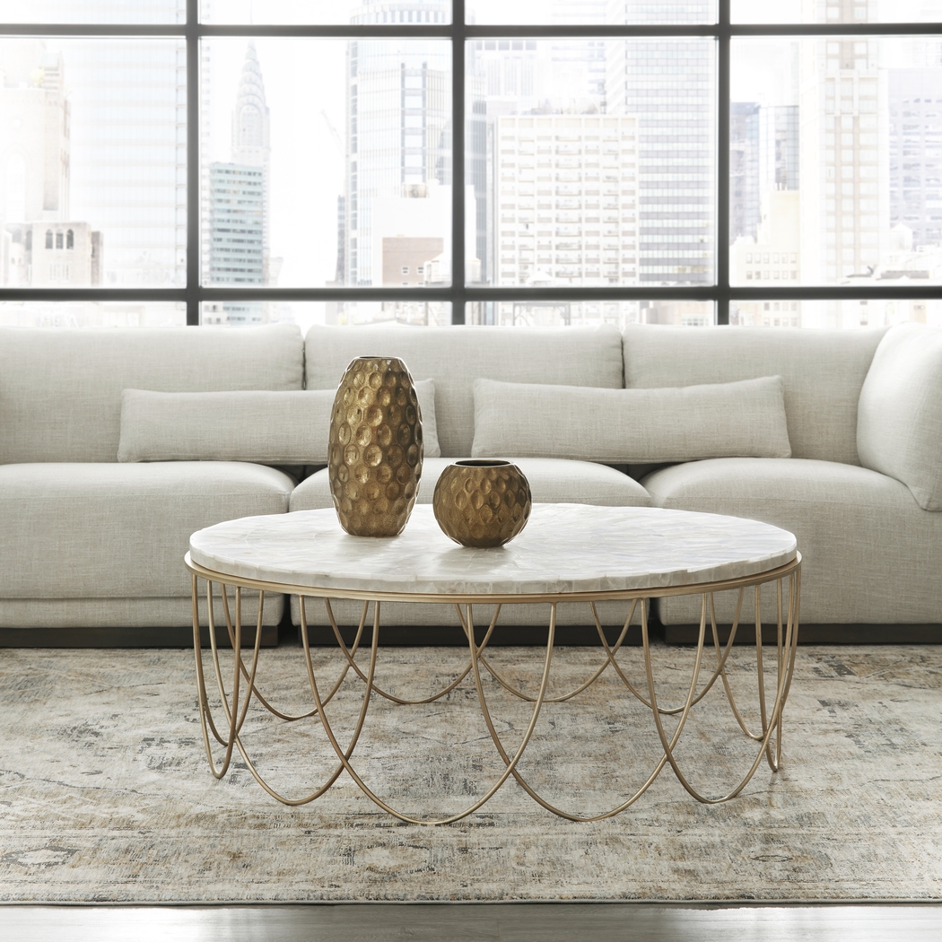 Honeyland Gold Cocktail Table - Thumbnail - Image 2