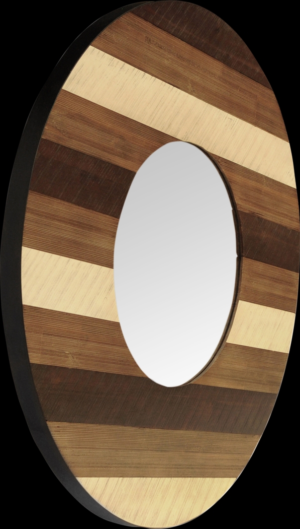 Honeyleaze Brown Mirror - Thumbnail - Image 1