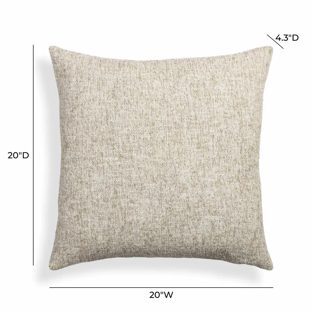 Honeynite Beige 20 in. Accent Pillow - Thumbnail - Image 3