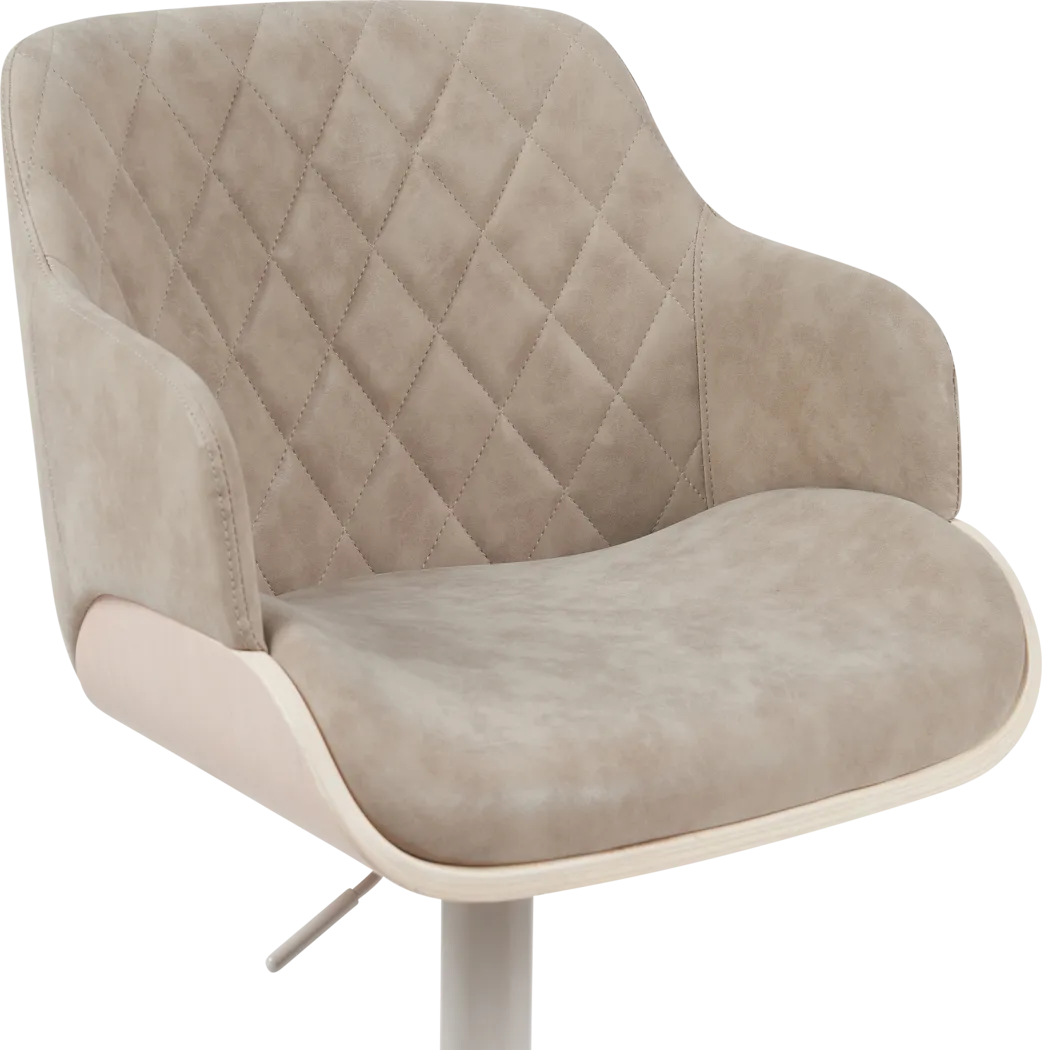 Honeypoint Taupe Barstool - Thumbnail - Image 3