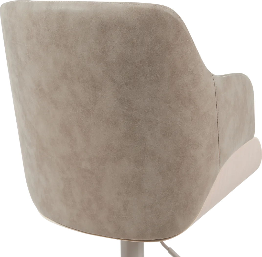 Honeypoint Taupe Barstool - Thumbnail - Image 7