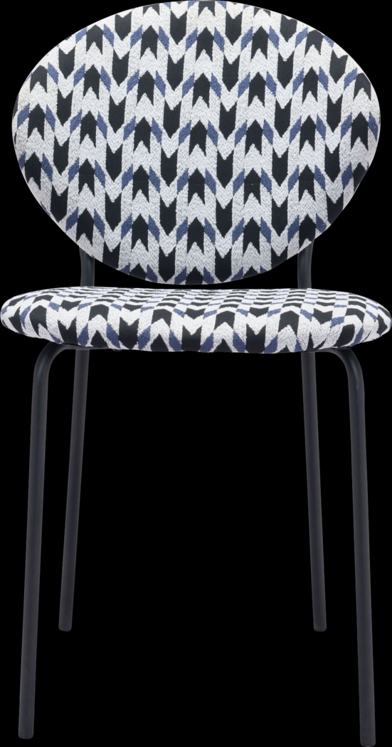 Honorine Black Side Chair - Thumbnail - Image 3