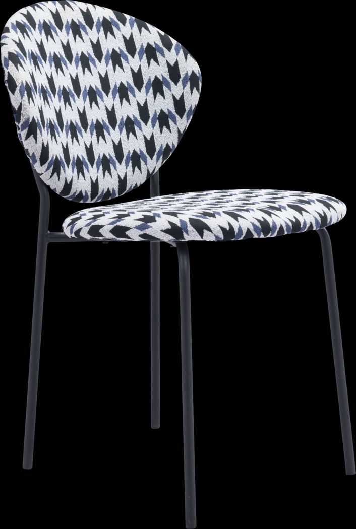 Honorine Black Side Chair - Thumbnail - Image 1