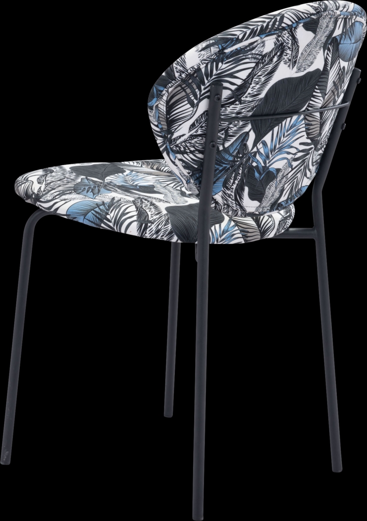 Honorine Blue Side Chair - Thumbnail - Image 5