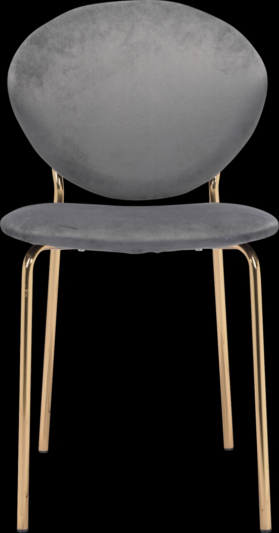 Honorine Gray Side Chair - Thumbnail - Image 3