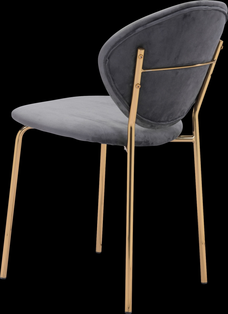Honorine Gray Side Chair - Thumbnail - Image 5