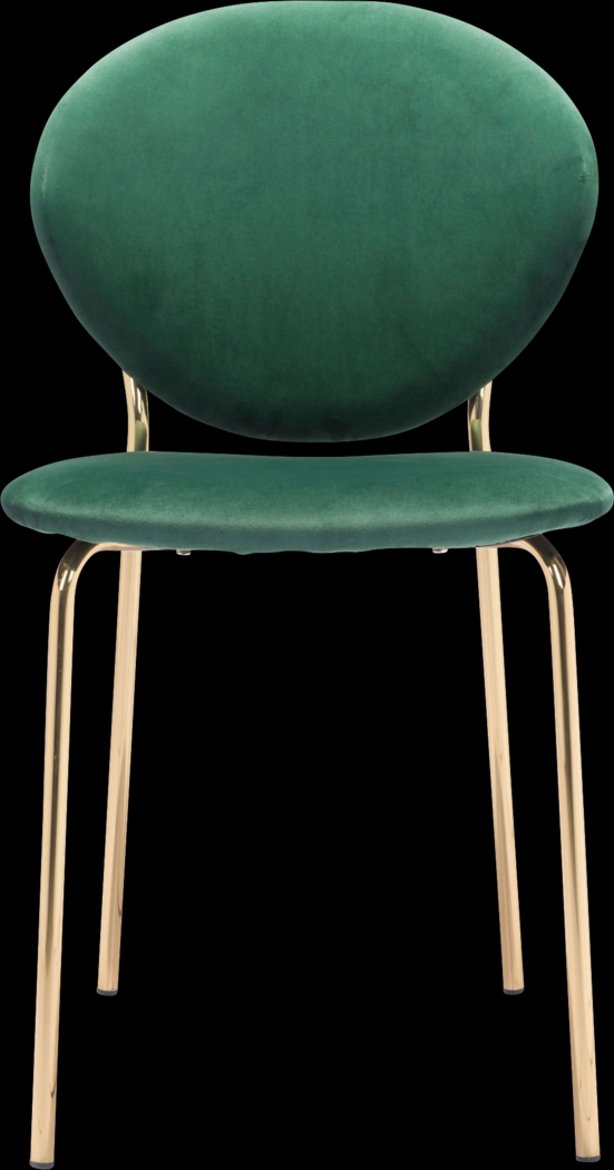 Honorine Green Side Chair - Thumbnail - Image 3
