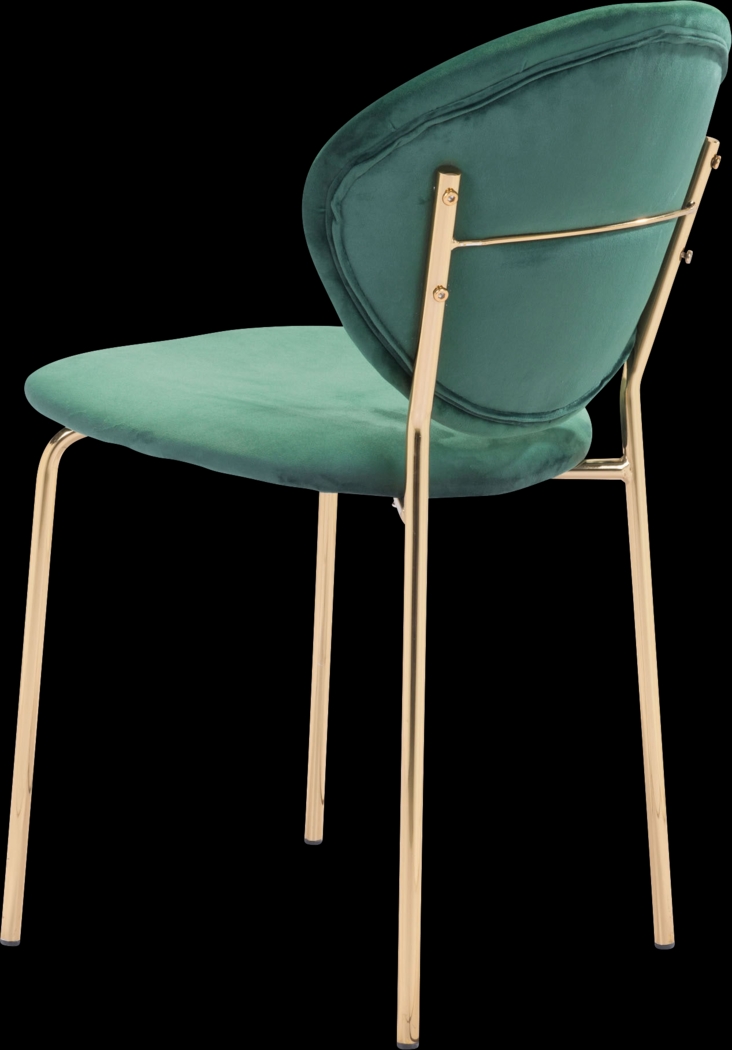 Honorine Green Side Chair - Thumbnail - Image 5