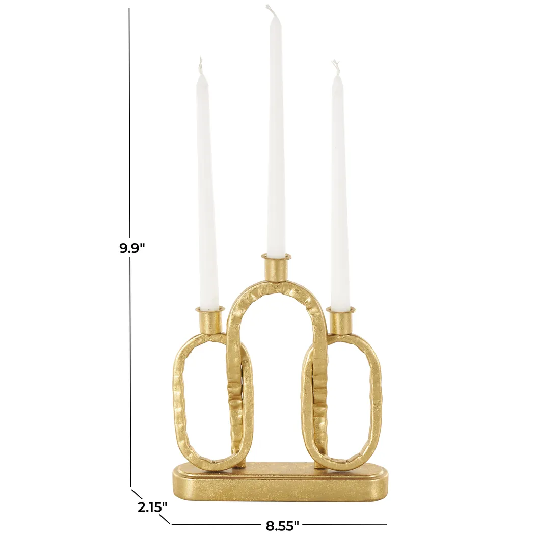 Honyi Gold Candle Holder - Thumbnail - Image 4
