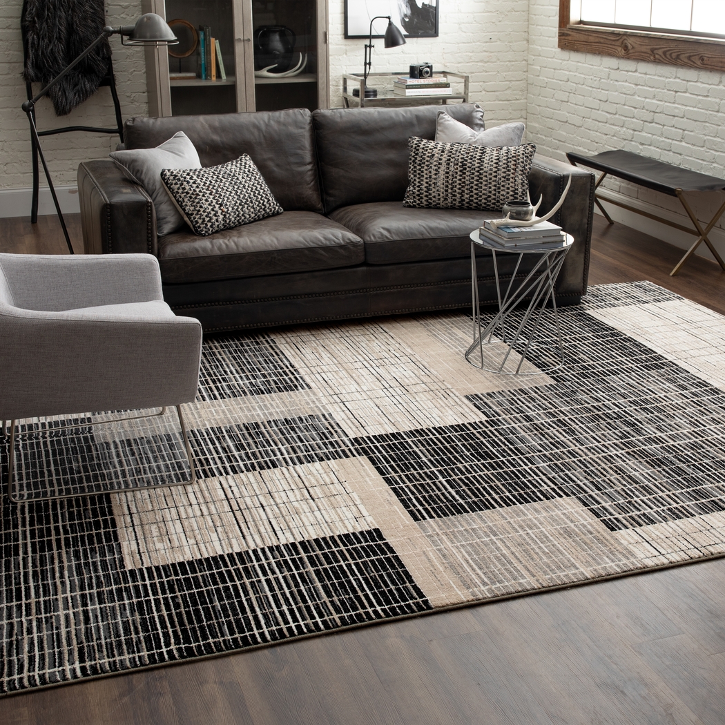 Hookcrest Charcoal 6'6 x 9'6 Rug - Thumbnail - Image 2