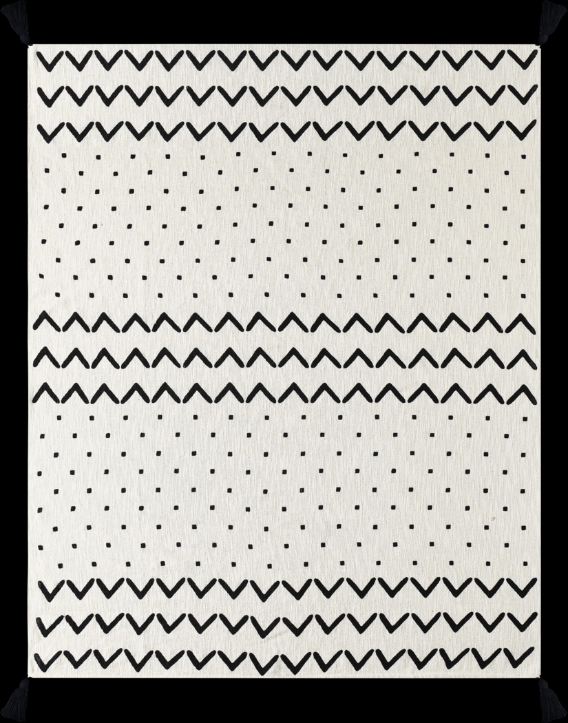 Hookstone I Black Throw Blanket - Thumbnail - Image 1