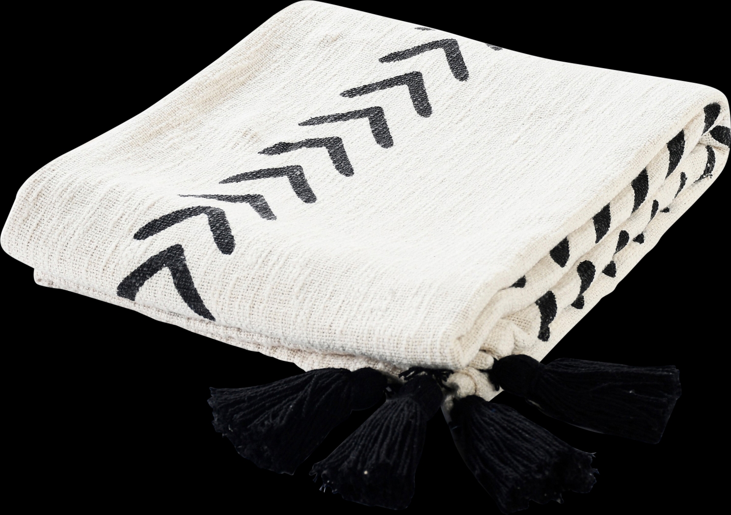 Hookstone II Black Throw Blanket - Thumbnail - Image 3