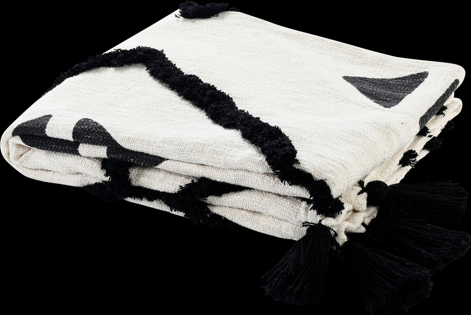Hookstone III Black Throw Blanket - Thumbnail - Image 3