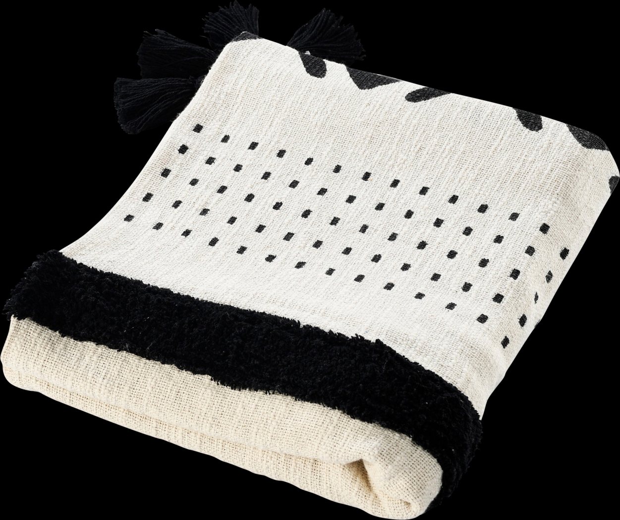 Hookstone IV Black Throw Blanket - Thumbnail - Image 3