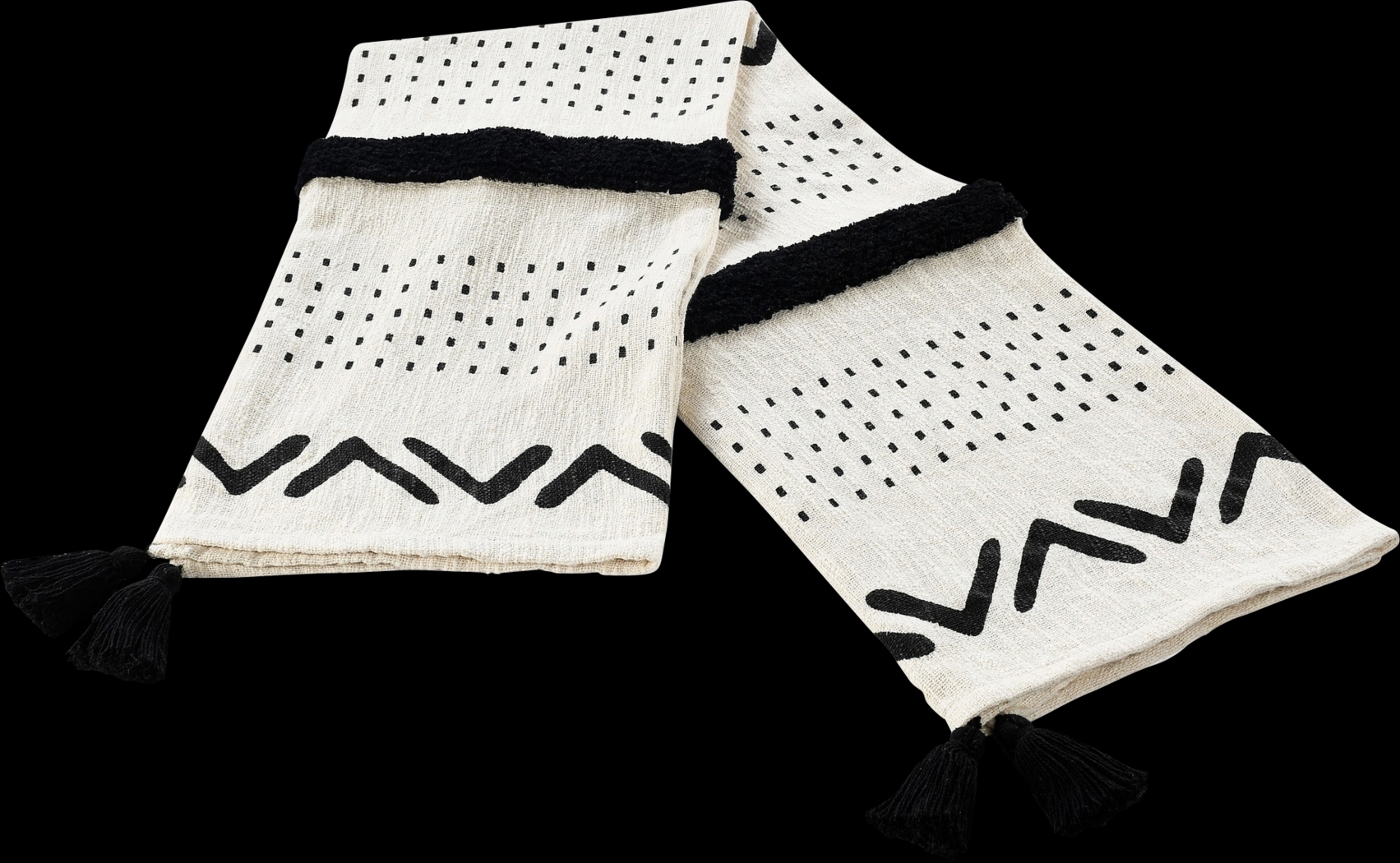 Hookstone IV Black Throw Blanket - Thumbnail - Image 4