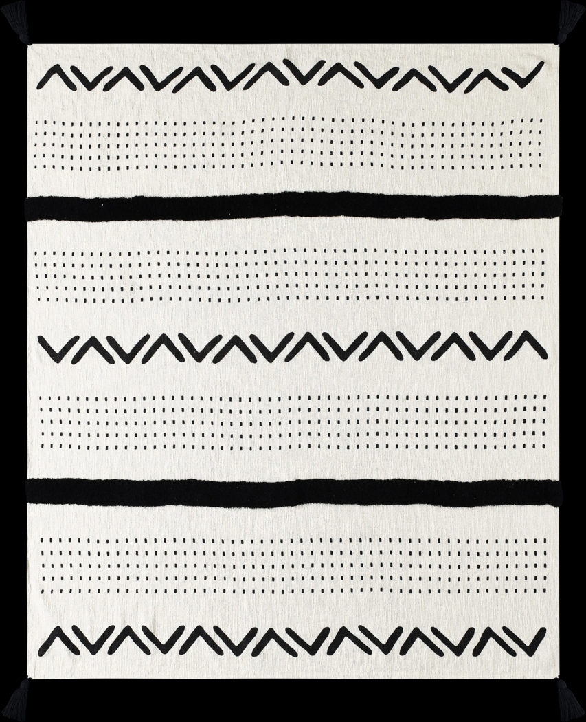 Hookstone IV Black Throw Blanket - Thumbnail - Image 1