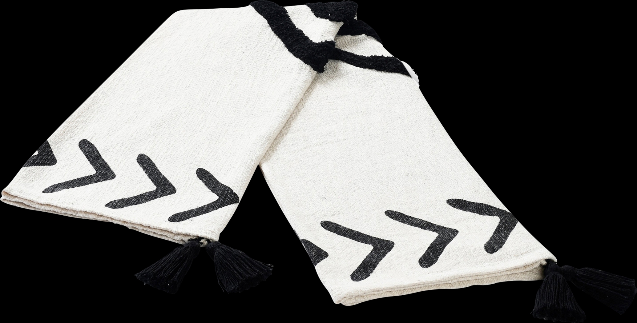 Hookstone V Black Throw Blanket - Thumbnail - Image 4