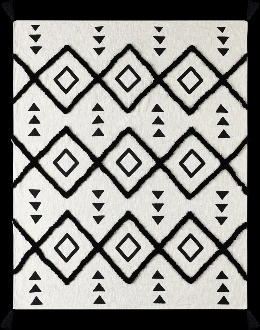 Hookstone VIII Black Throw Blanket - Thumbnail - Image 1