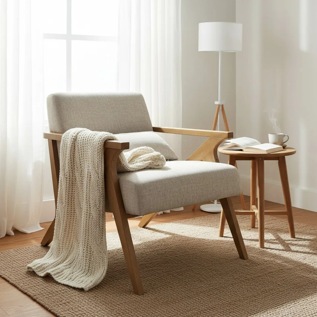 Hookware White Arm Chair - Image 2