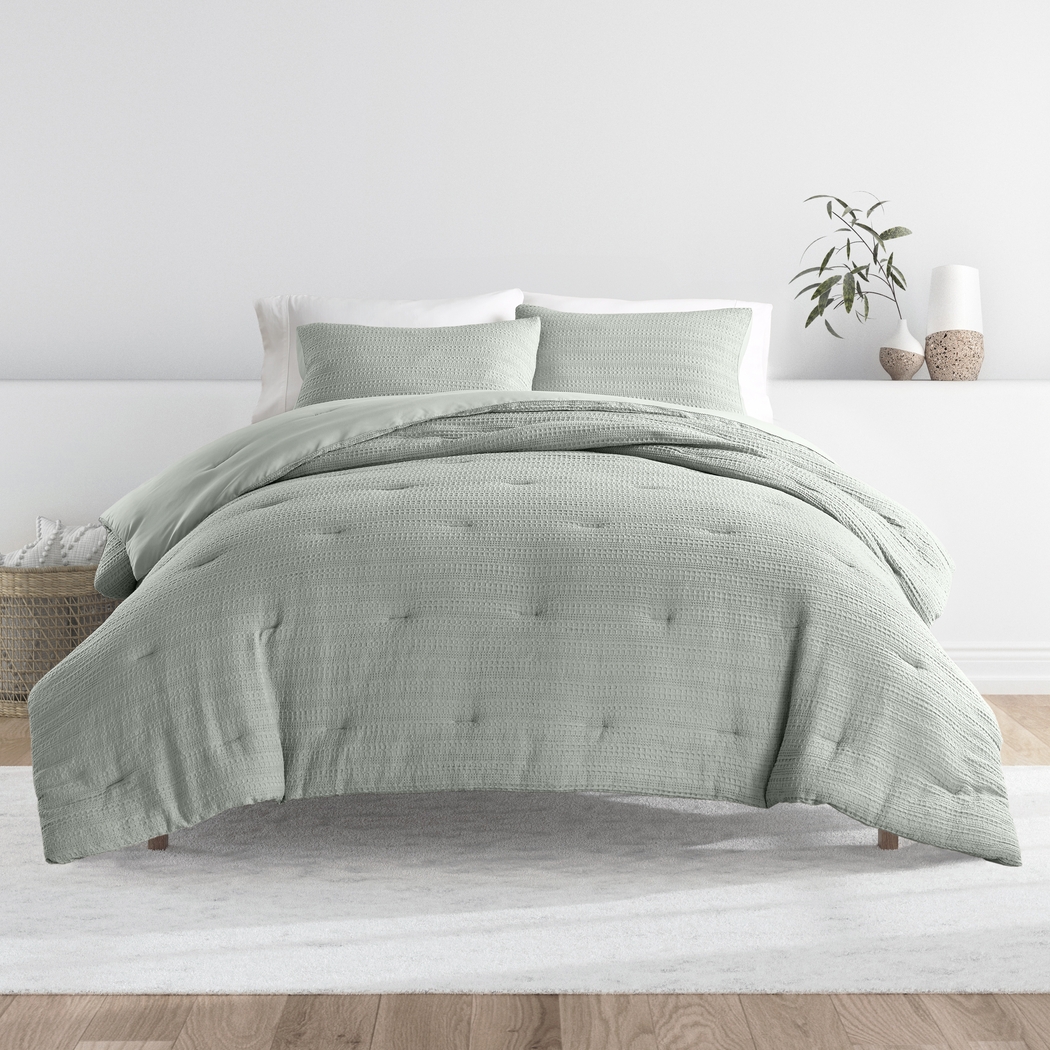 Hoplily Sage 3pc Queen Comforter Set - Thumbnail - Image 1