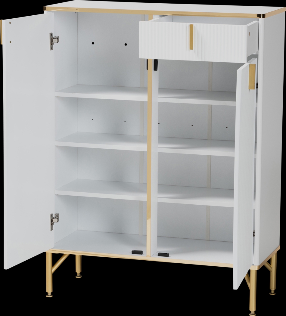 Horger White Accent Cabinet - Thumbnail - Image 3