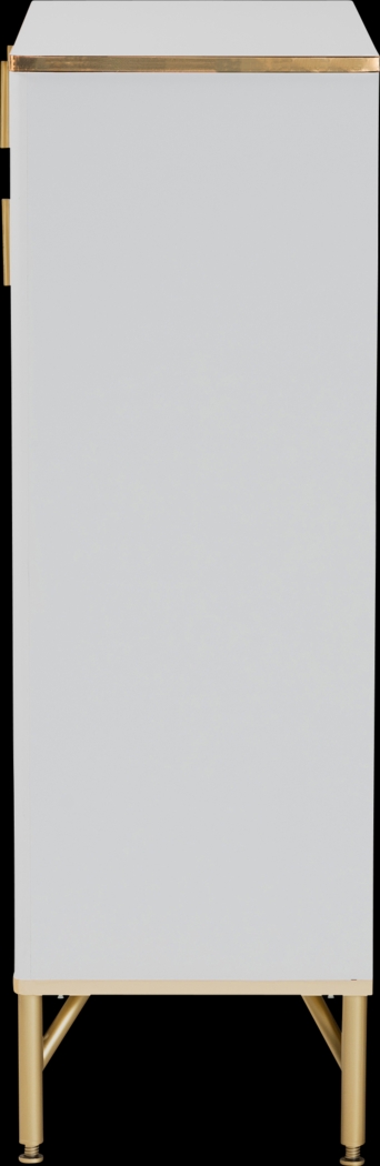 Horger White Accent Cabinet - Thumbnail - Image 5
