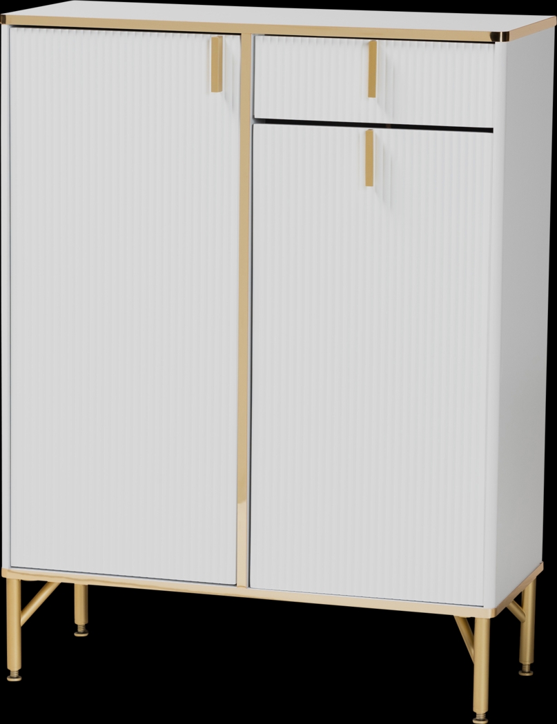 Horger White Accent Cabinet - Thumbnail - Image 1