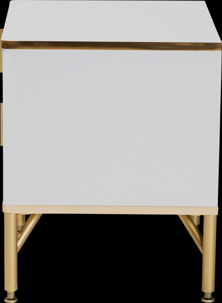 Horger White Nightstand - Thumbnail - Image 5
