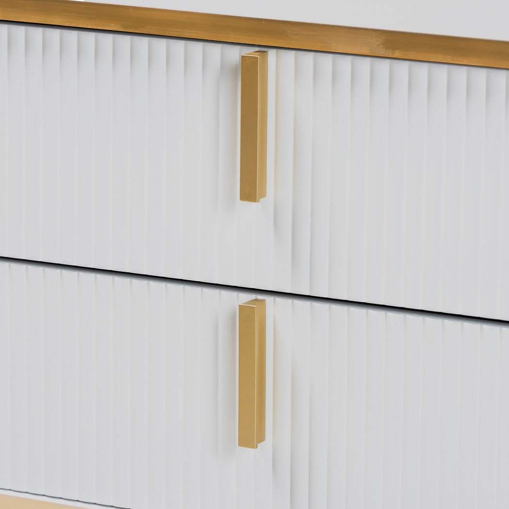 Horger White Nightstand - Thumbnail - Image 6