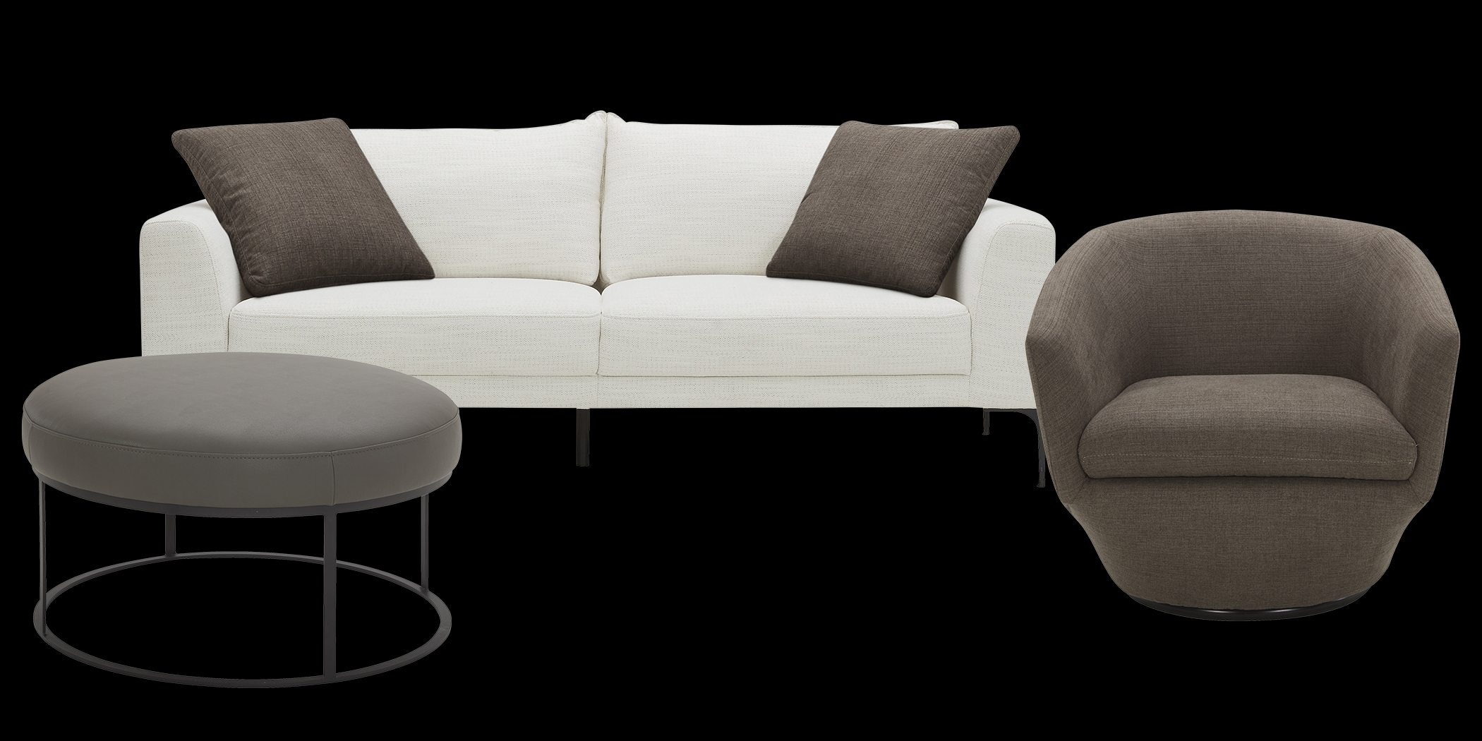 Horizon Crest Off-White Sofa - Thumbnail - Image 2