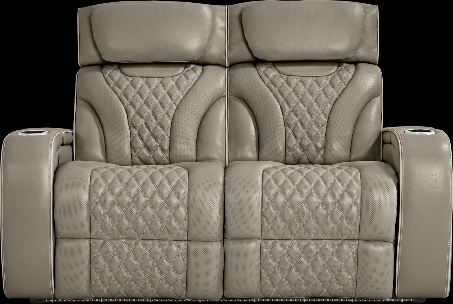 Horizon Ridge Beige Leather 2 Pc Living Room with Triple Power Reclining Sofa - Thumbnail - Image 12