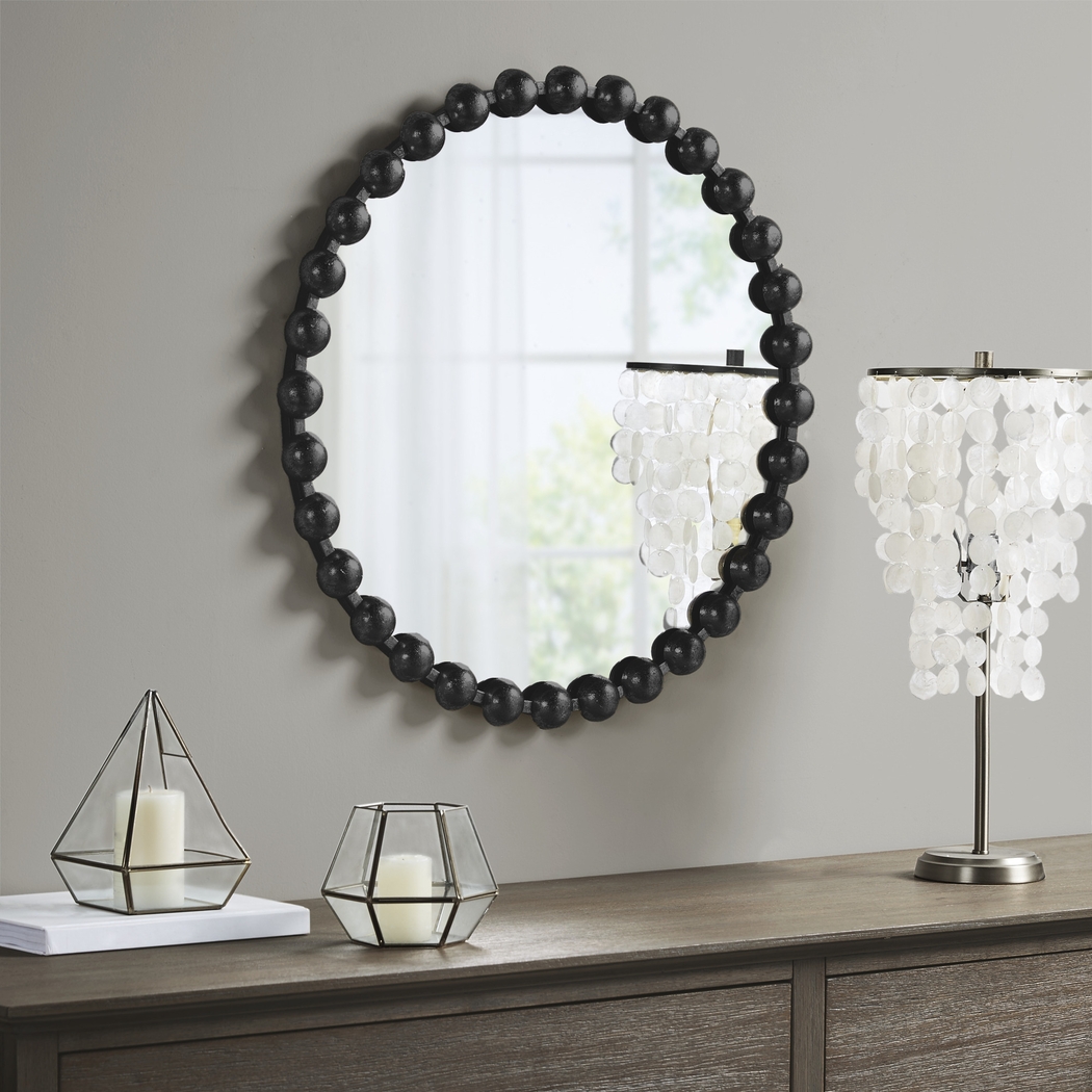Hornada Black Accent Mirror - Thumbnail - Image 4