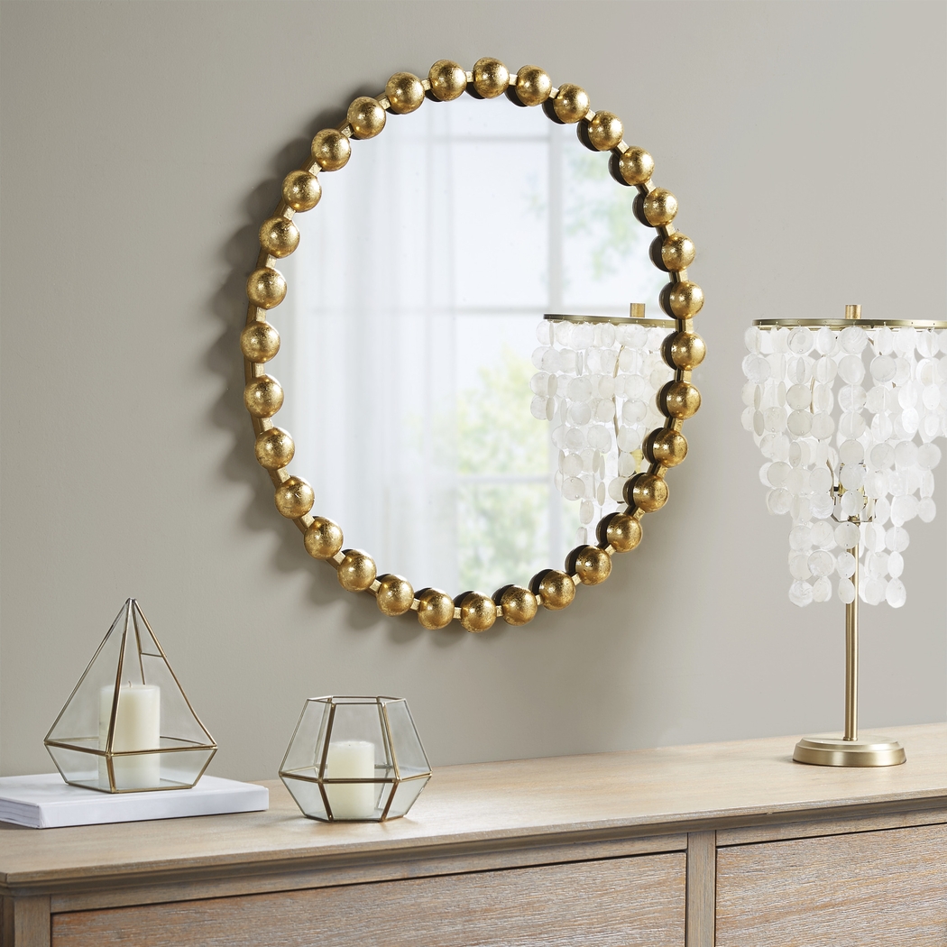 Hornada Gold Accent Mirror - Thumbnail - Image 7