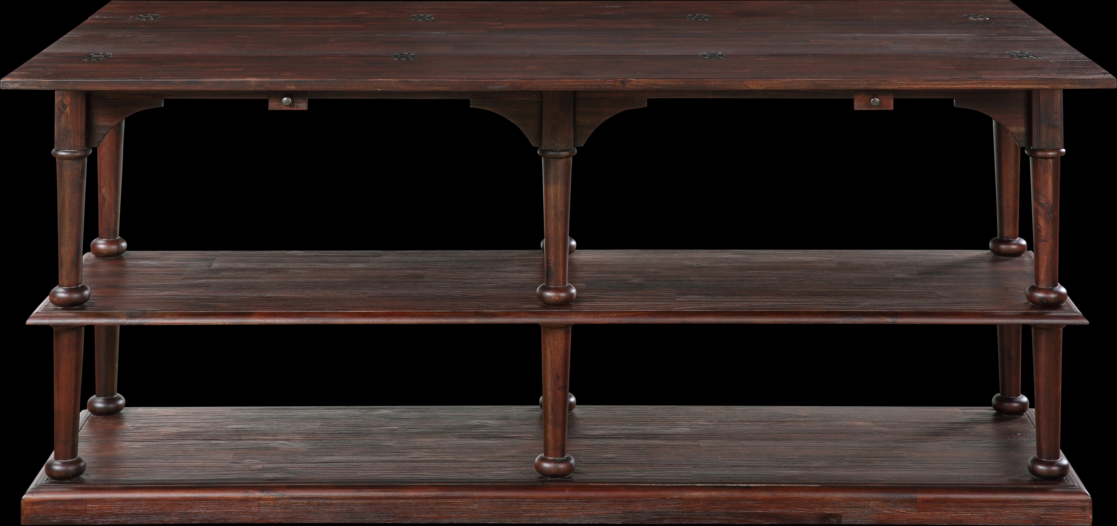 Hornbean Brown Sofa Table - Thumbnail - Image 4