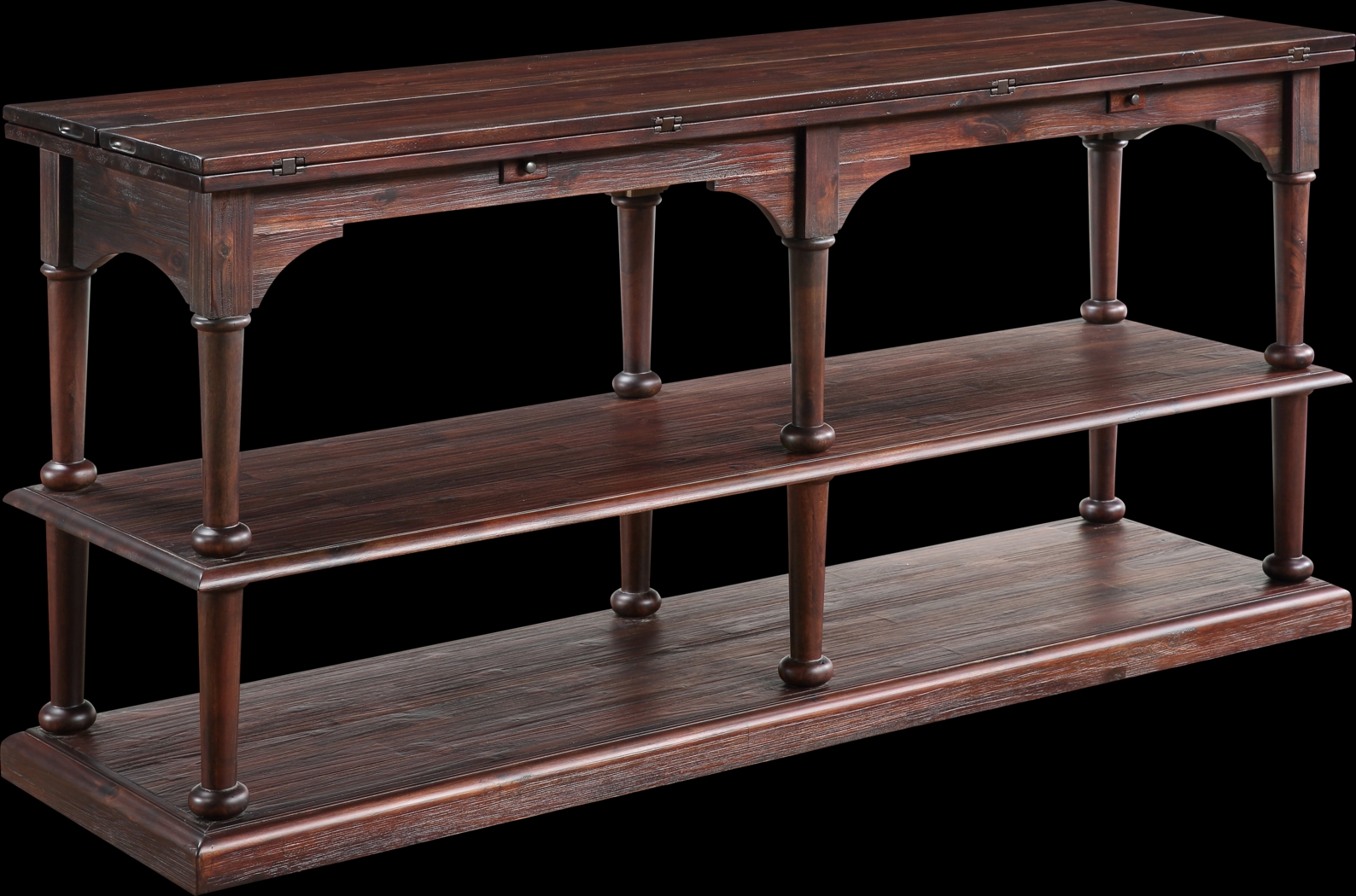 Hornbean Brown Sofa Table - Thumbnail - Image 1