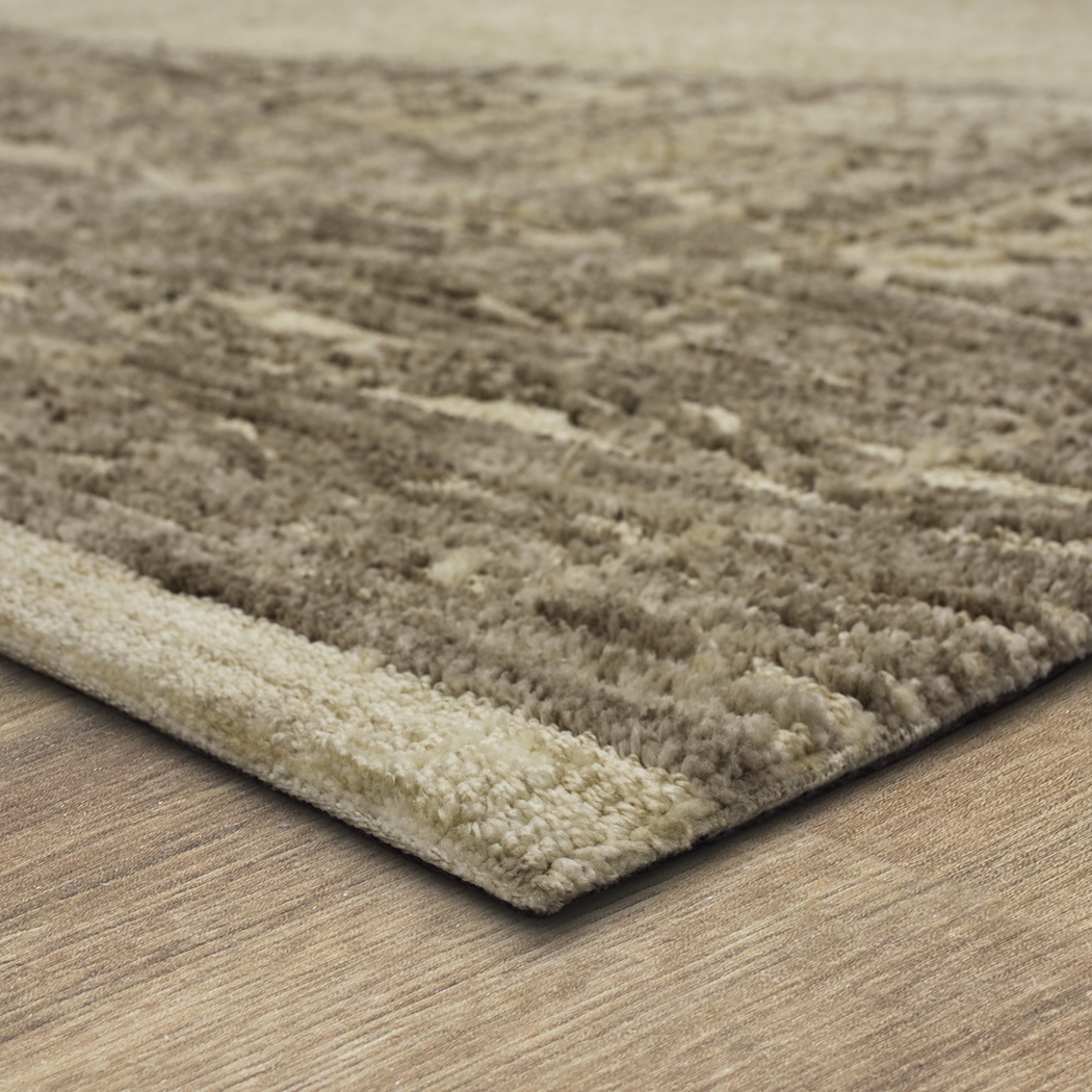 Hornbuckle Beige 5'3 x 7'10 Rug - Thumbnail - Image 4