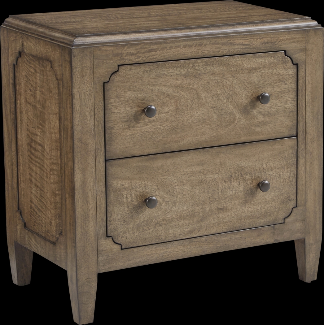 Horsepen Brown Nightstand - Thumbnail - Image 1