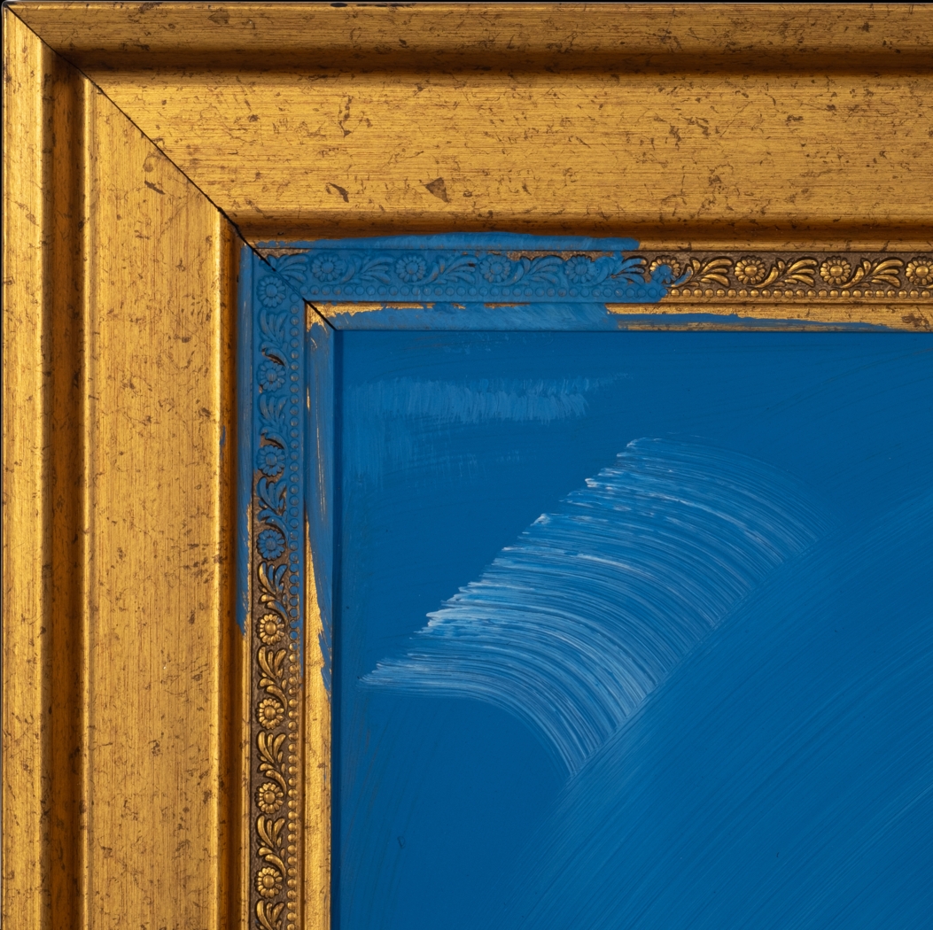 Hortense Blue Artwork, Set of 3 - Thumbnail - Image 3