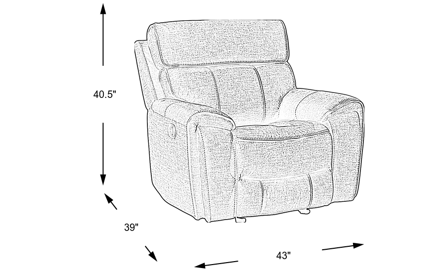 Dimension Image. Please refer to the Dimension Tab on this page for dimension details.
