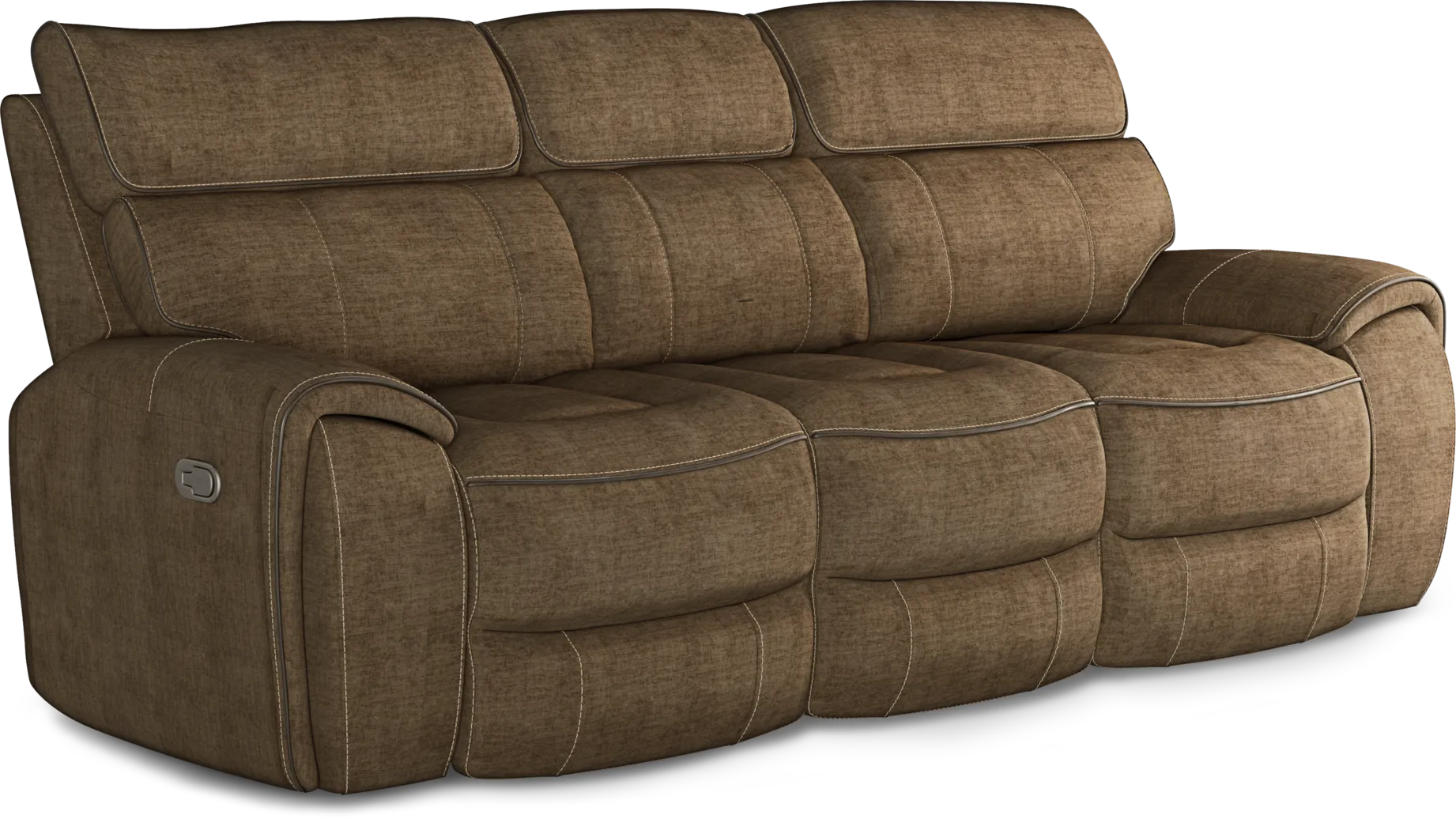 Hosford Brown 7 Pc Reclining Living Room - Thumbnail - Image 3
