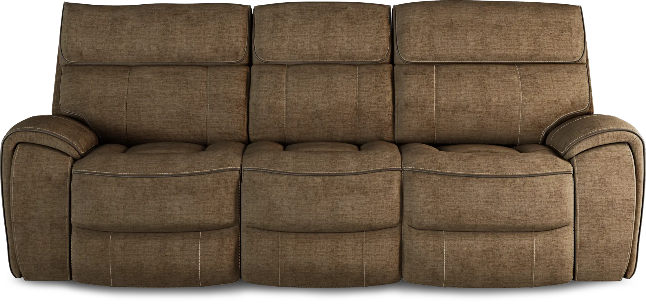 Hosford Brown 7 Pc Reclining Living Room - Thumbnail - Image 2