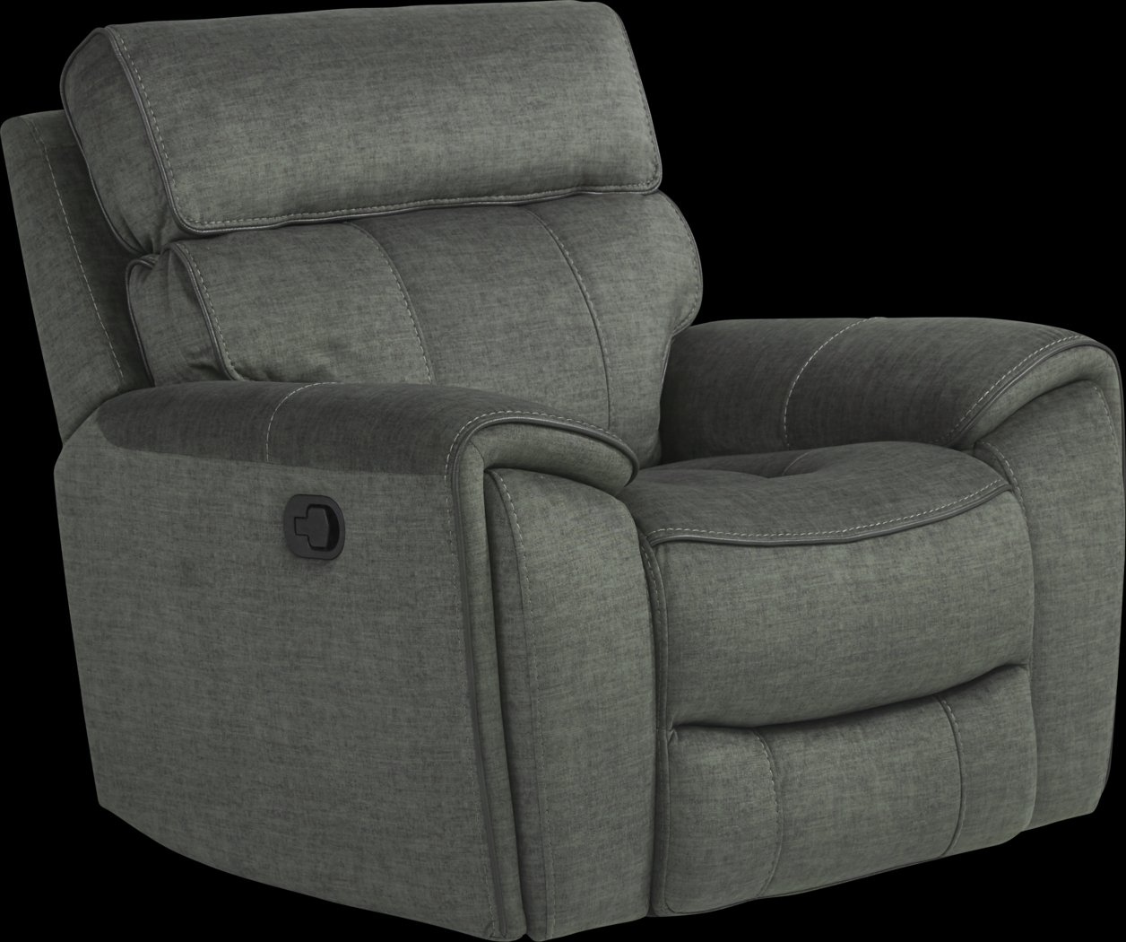 Hosford Dark Gray Glider Recliner - Thumbnail - Image 1