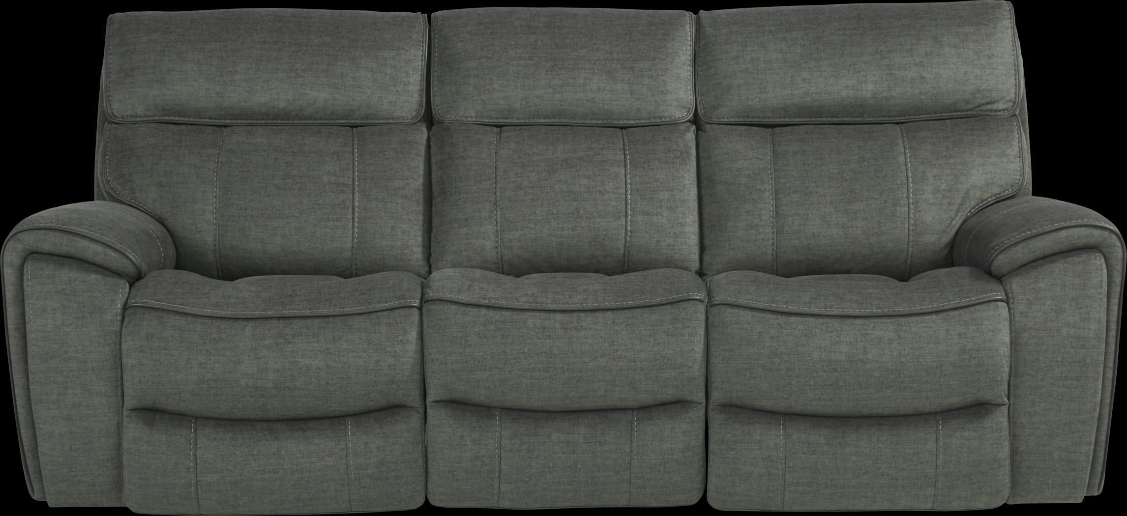 Hosford Dark Gray 3 Pc Reclining Living Room - Thumbnail - Image 2