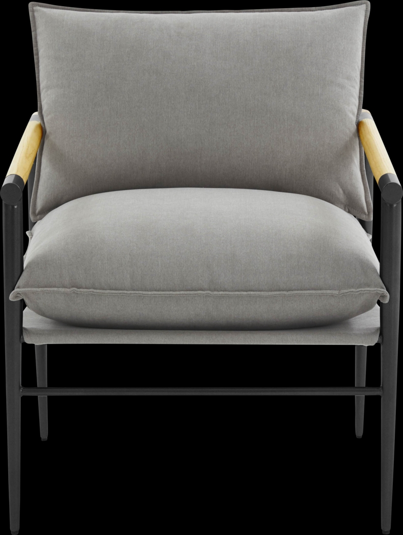 Houchin Gray Accent Chair - Thumbnail - Image 3